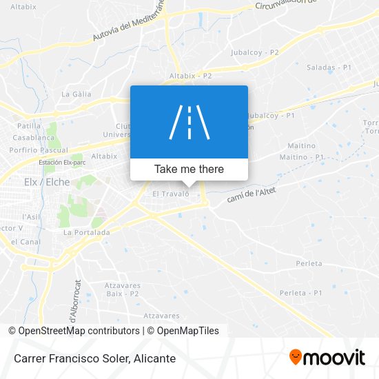 Carrer Francisco Soler map