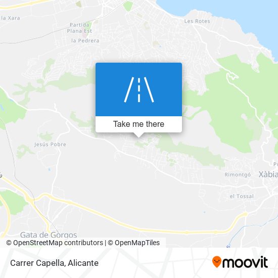 Carrer Capella map