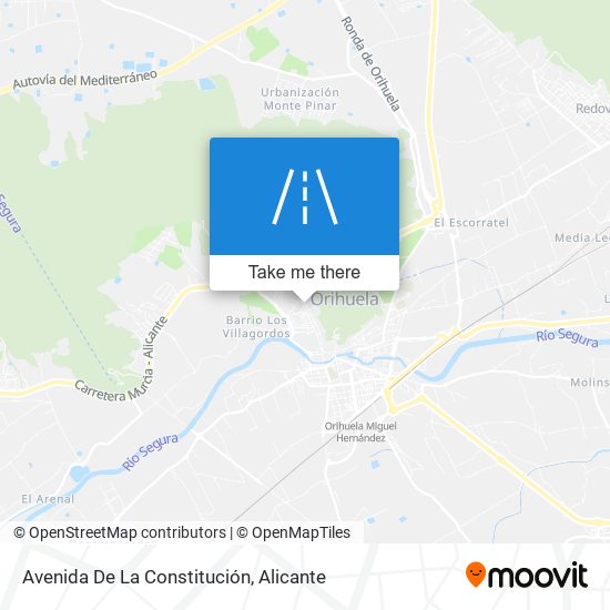 mapa Avenida De La Constitución