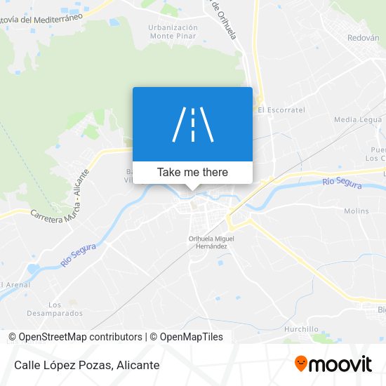 Calle López Pozas map