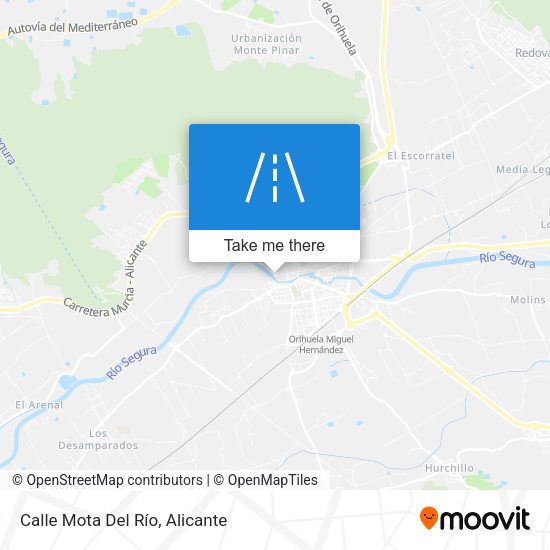 Calle Mota Del Río map