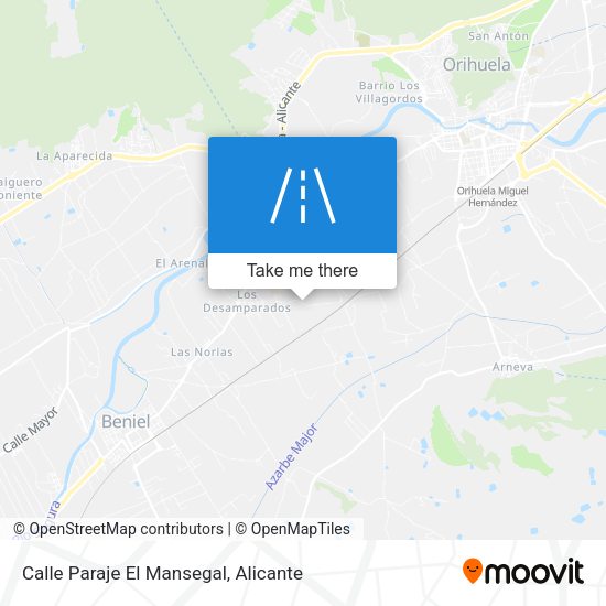 Calle Paraje El Mansegal map