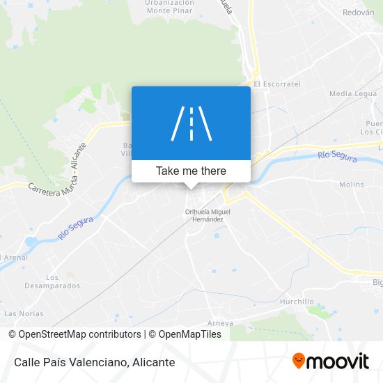 Calle País Valenciano map