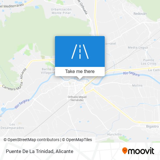 mapa Puente De La Trinidad