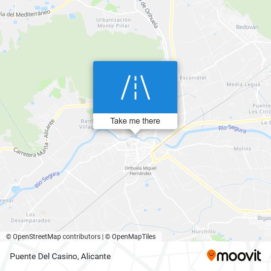 Puente Del Casino map