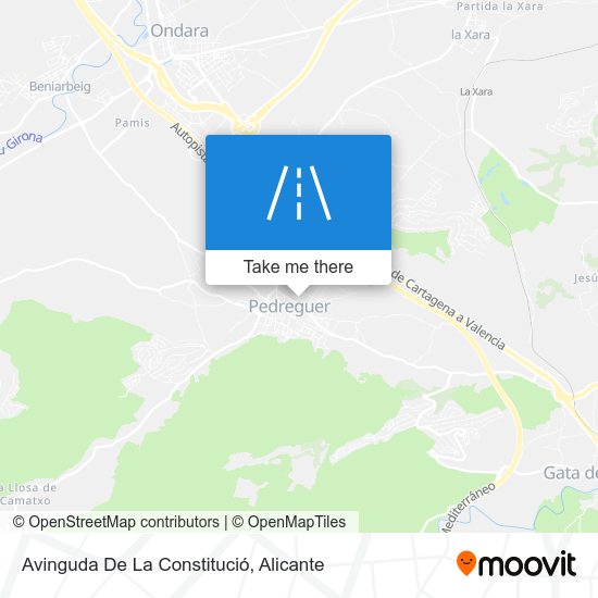 Avinguda De La Constitució map