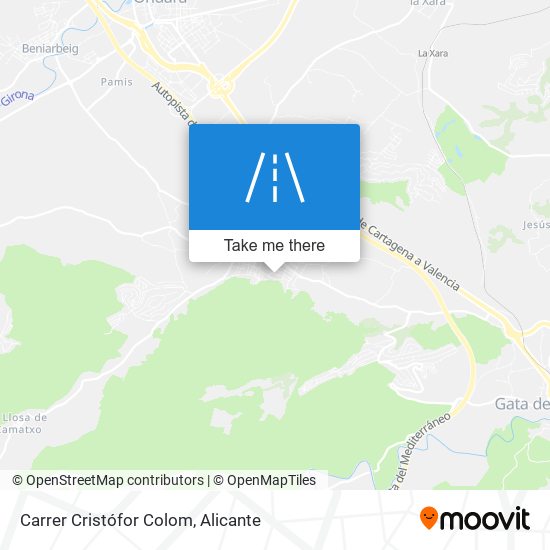 Carrer Cristófor Colom map