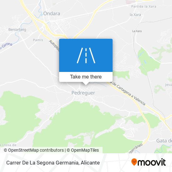 Carrer De La Segona Germania map