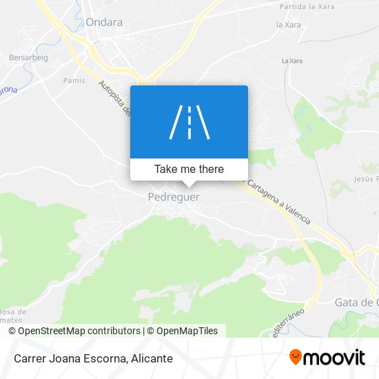 Carrer Joana Escorna map