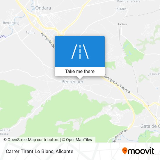 Carrer Tirant Lo Blanc map