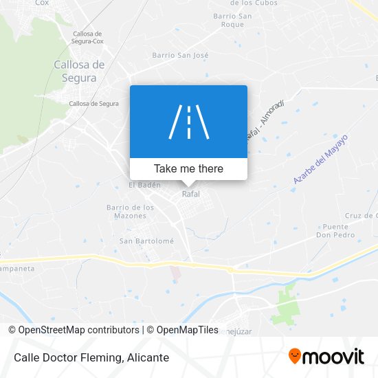 Calle Doctor Fleming map