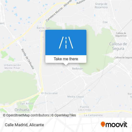 mapa Calle Madrid