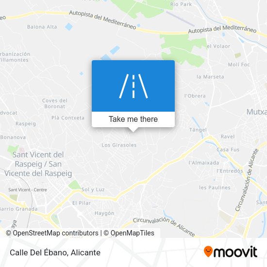 Calle Del Ébano map
