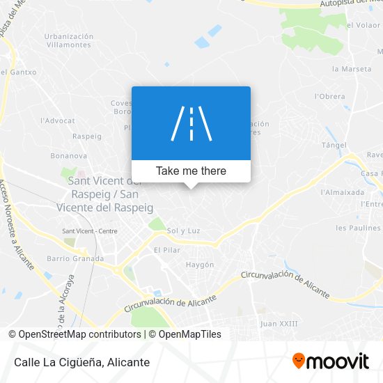 Calle La Cigüeña map