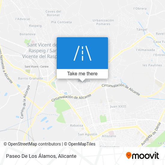 Paseo De Los Álamos map