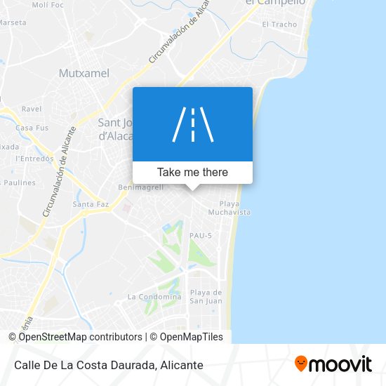 Calle De La Costa Daurada map