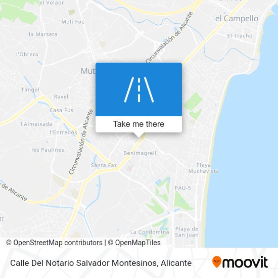 Calle Del Notario Salvador Montesinos map