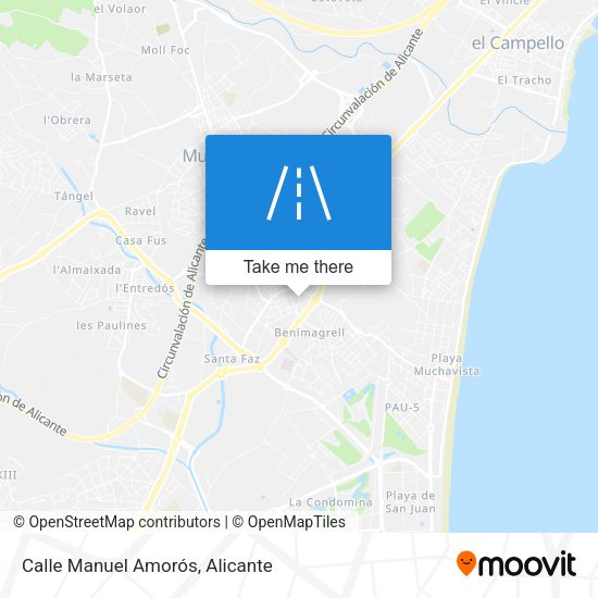 Calle Manuel Amorós map