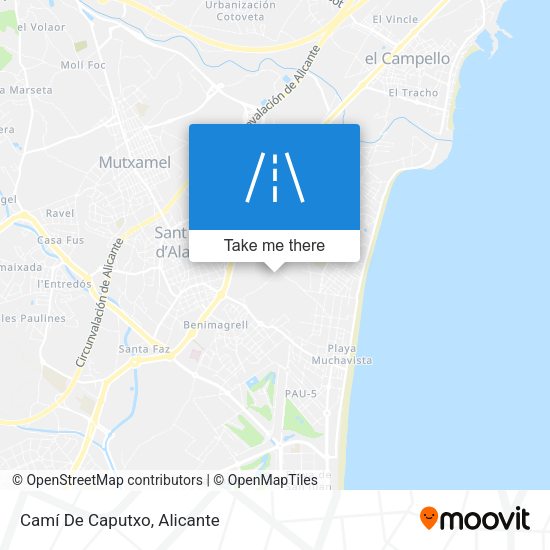 Camí De Caputxo map