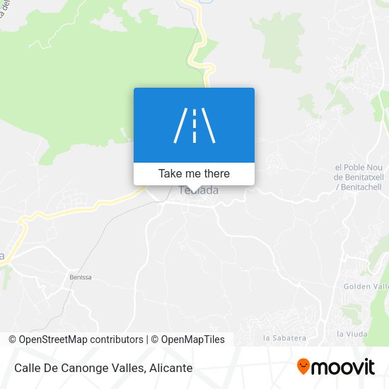 Calle De Canonge Valles map