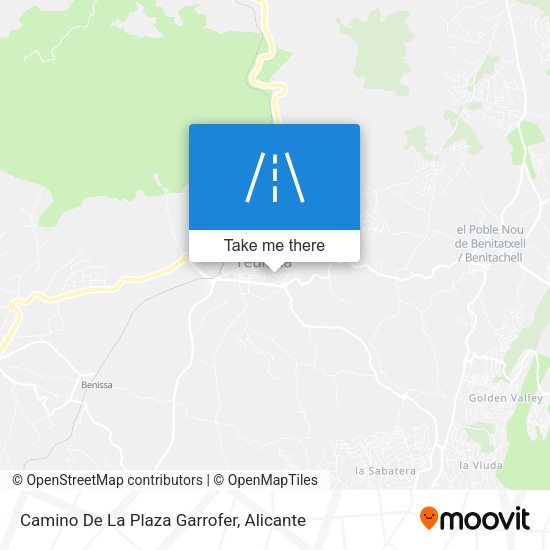 Camino De La Plaza Garrofer map