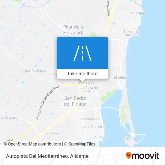 Autopista Del Mediterráneo map