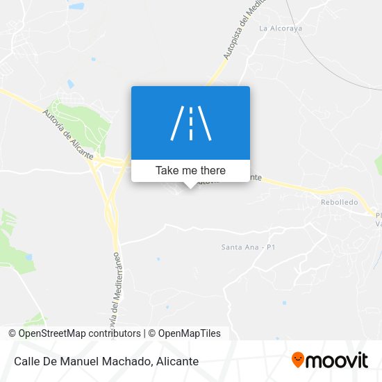 Calle De Manuel Machado map