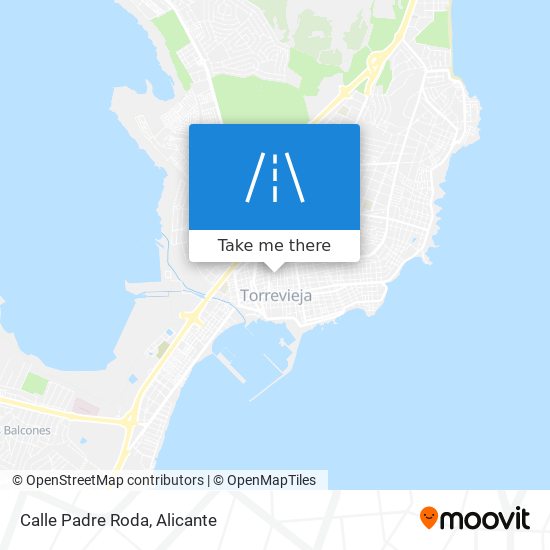 How to get to Calle Padre Roda in Torrevieja by Bus or Train?