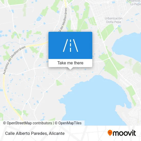 Calle Alberto Paredes map