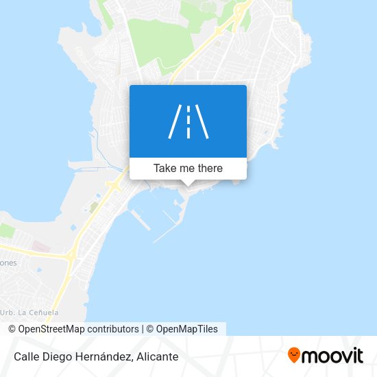 Calle Diego Hernández map