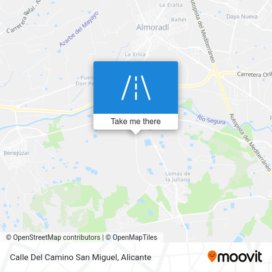 Calle Del Camino San Miguel map