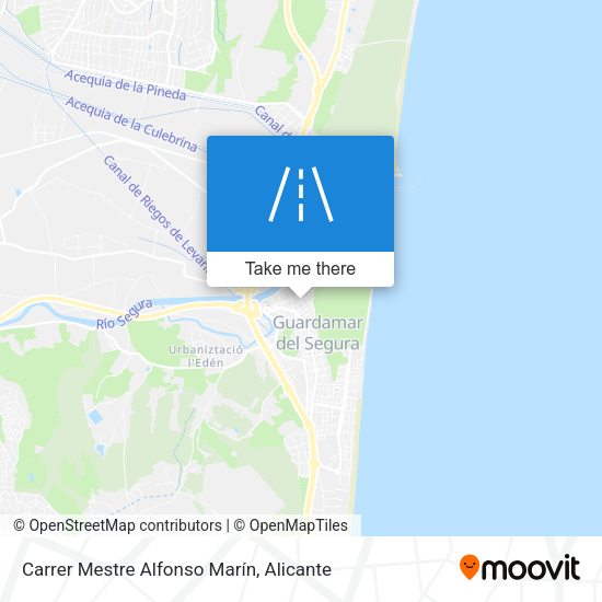 Carrer Mestre Alfonso Marín map