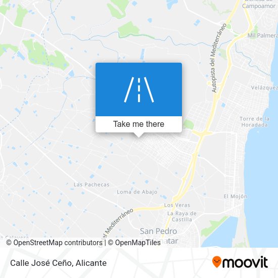 Calle José Ceño map