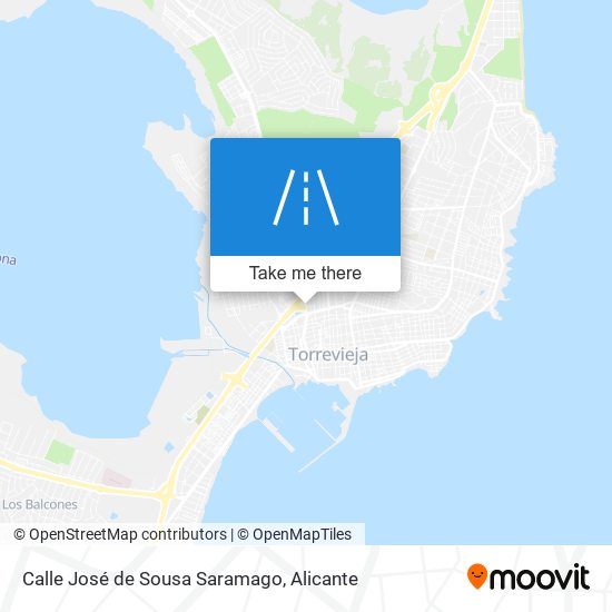mapa Calle José de Sousa Saramago