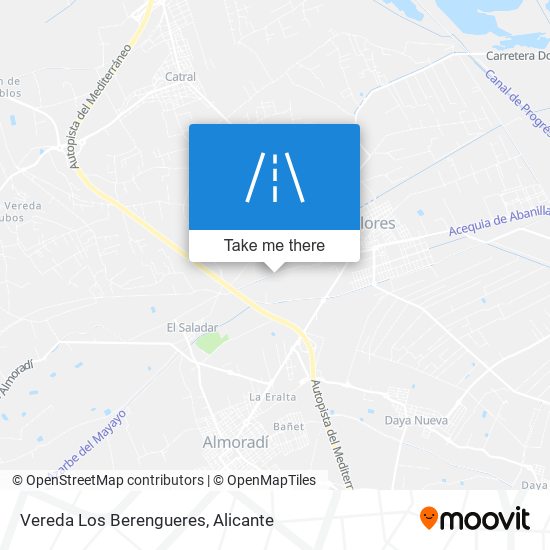 Vereda Los Berengueres map