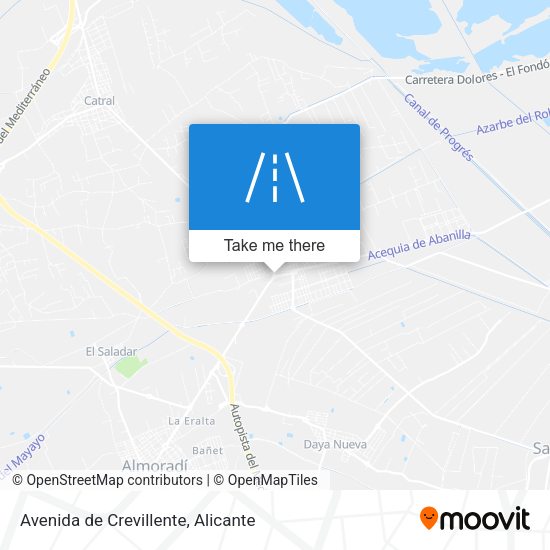 Avenida de Crevillente map