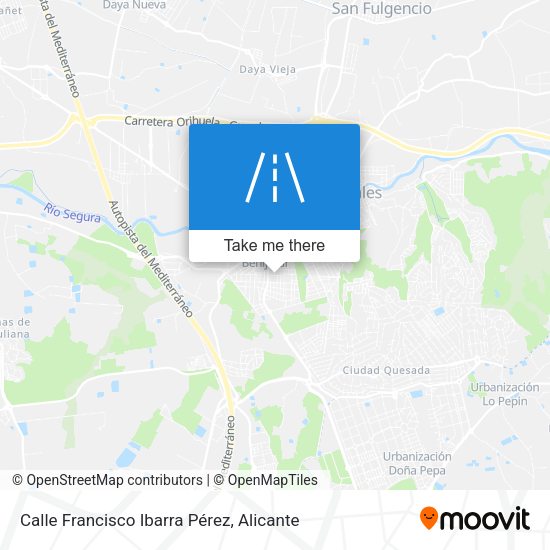 Calle Francisco Ibarra Pérez map
