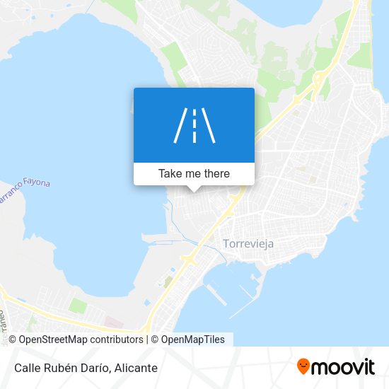 Calle Rubén Darío map