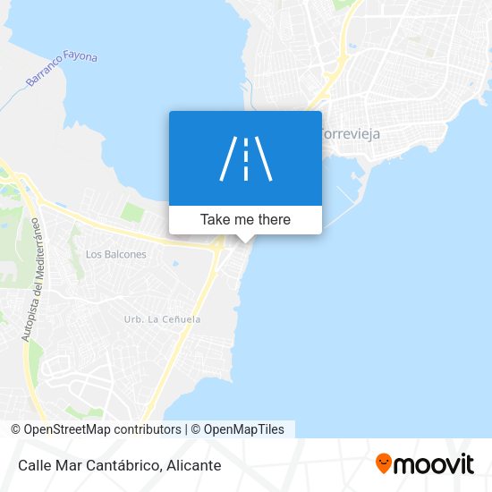 Calle Mar Cantábrico map