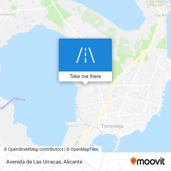 mapa Avenida de Las Urracas