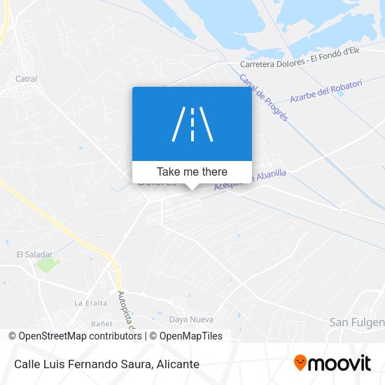 Calle Luis Fernando Saura map