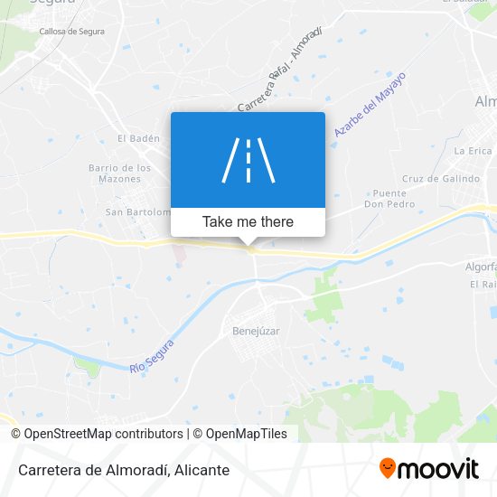Carretera de Almoradí map