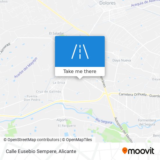 Calle Eusebio Sempere map