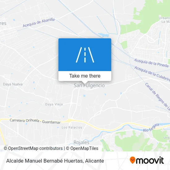 Alcalde Manuel Bernabé Huertas map