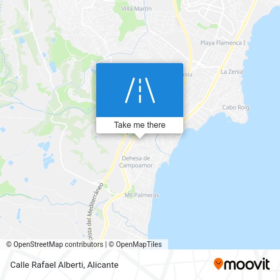 Calle Rafael Alberti map