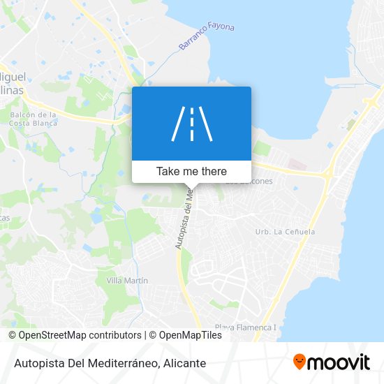 Autopista Del Mediterráneo map