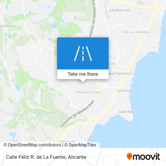 Calle Féliz R. de La Fuente map