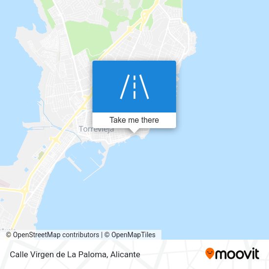 Calle Virgen de La Paloma map