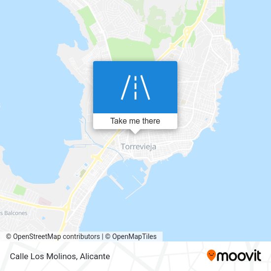 Calle Los Molinos map