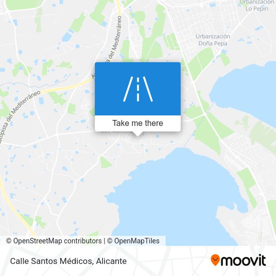 Calle Santos Médicos map